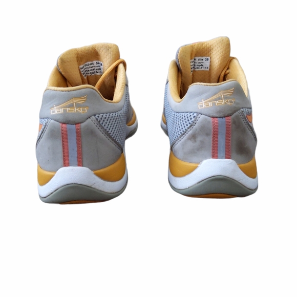 Dansko Womens Sneakers Shayla Gray Orange 7.5 - Picture 5 of 11